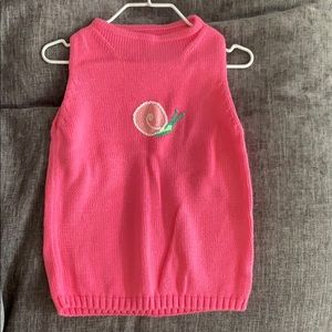 EUC Lilly Pulitzer Embroidered Snail Tank - 4